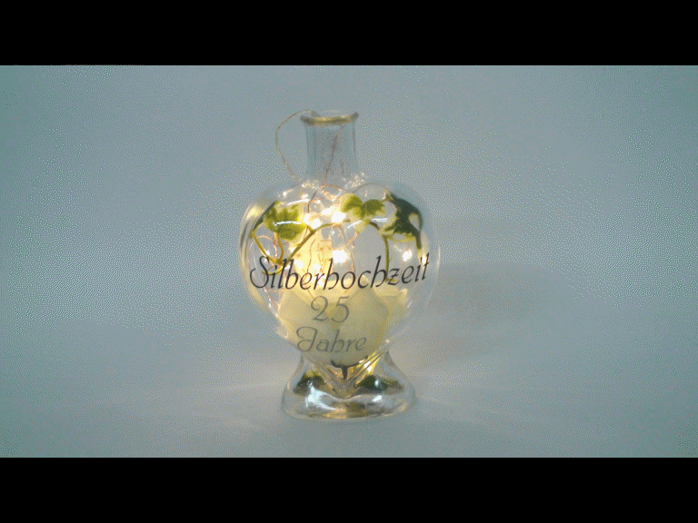 personalisiertes Geldgeschenk zur Silberhochzeit