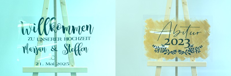 willkommensschilder acryl